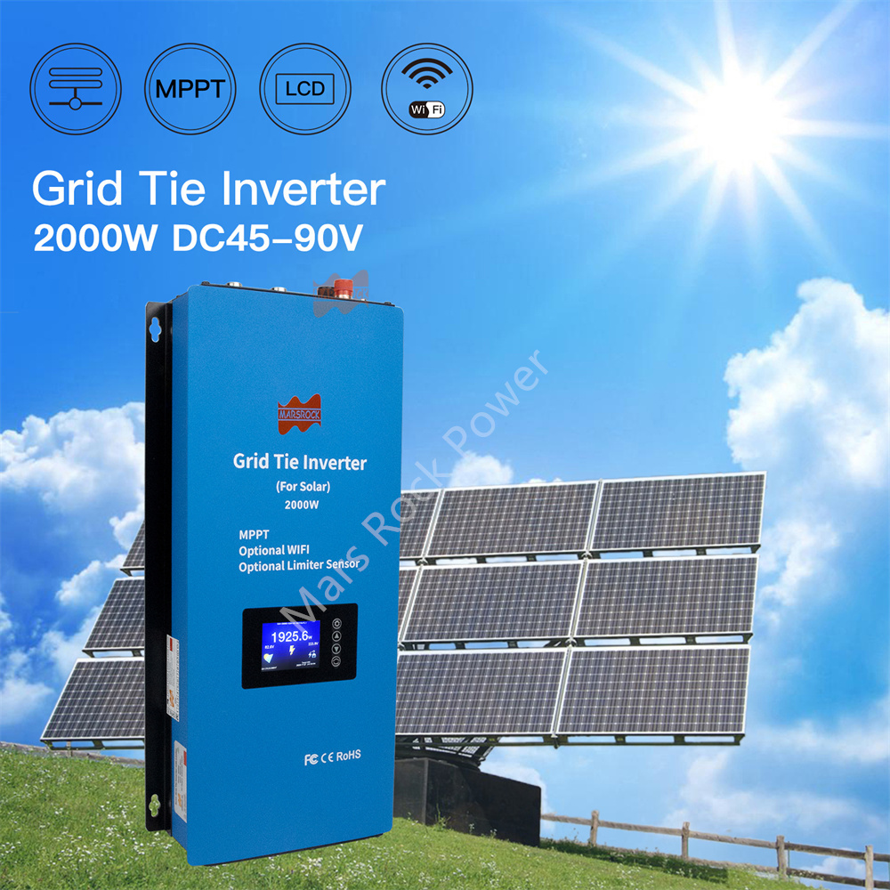 Grid Tie Inverter Limiter 2000W - Inverter Grid-Tie Tenaga Surya 2000W DC48V