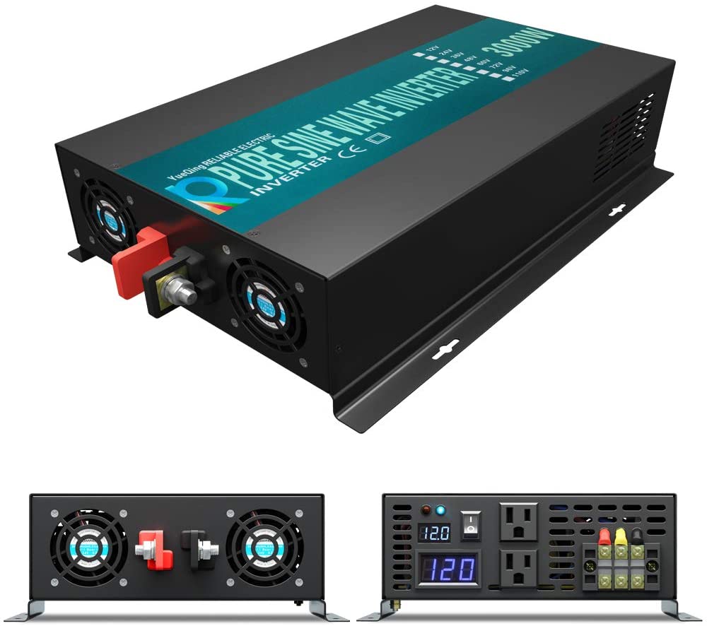 Inverter Gelombang Sinus Murni - Inverter Pure Sine Wave 60Hz 120V 3000W ulasan dan harga
