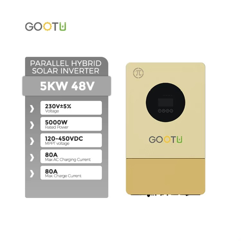 Inverter Surya Hybrid Gootu Ba - Parallel Solar Inverter 48V 5000W Mppt ulasan dan harga