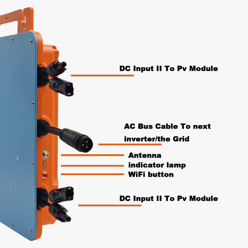 Inverter Mikro Grid Tie Alumin - Micro Inverter 1400W Solar Grid Tie ulasan dan harga