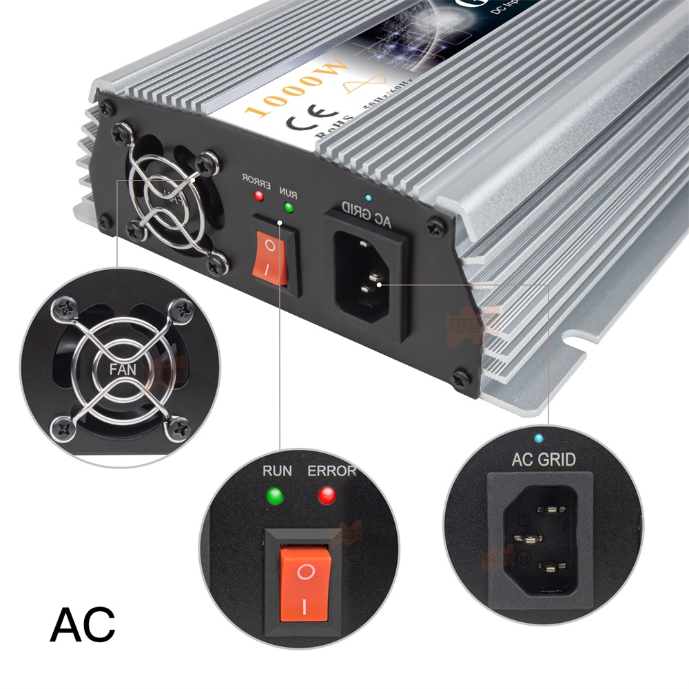 Inverter tenaga surya mikro, 1 - Micro Inverter 1400W Solar Grid Tie ulasan dan harga