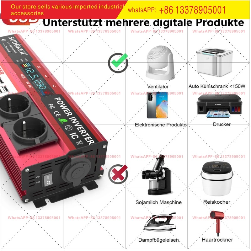 Inverter Daya Puncak 12V Ke 22 - Power Inverter 12V 220V 4000W Continuous ulasan dan harga