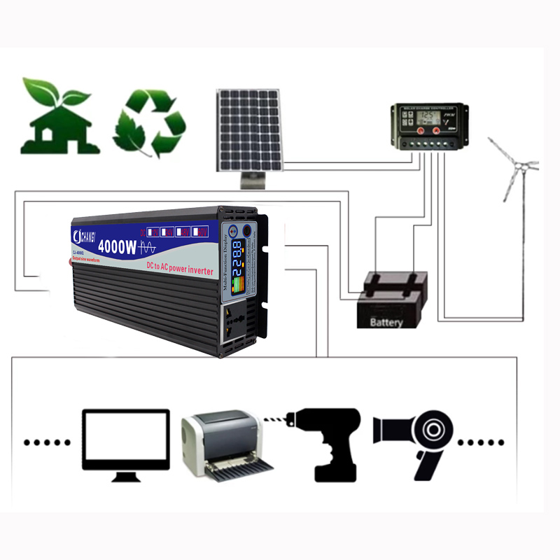 Inverter gelombang sinus murni - Inverter Pure Sine Wave 60Hz 120V 3000W ulasan dan harga