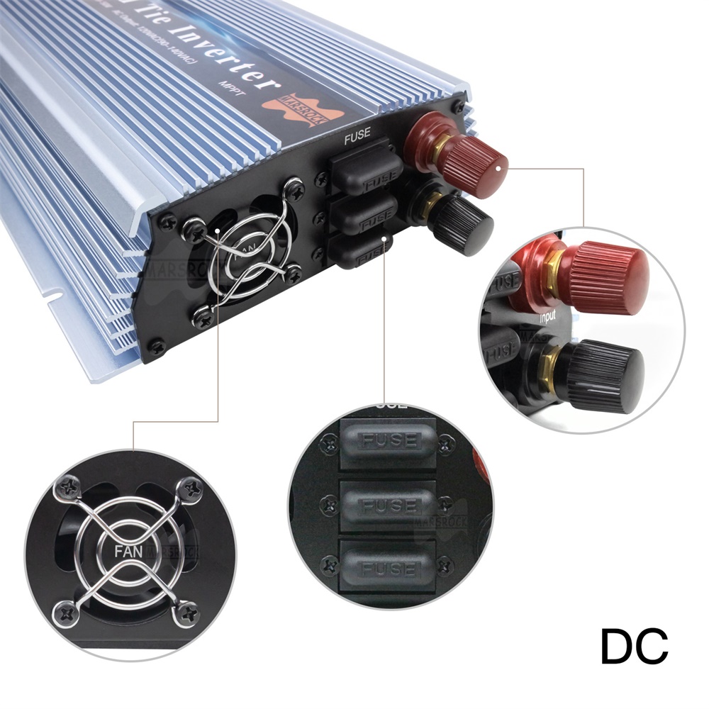 Inverter Mikro Solar Grid Tie  - Micro Inverter 1400W Solar Grid Tie ulasan dan harga