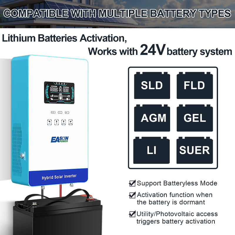EASUN POWER 4000W Inverter Hyb - Grid Tie Inverter Limiter 2000W ulasan dan harga